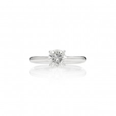 Mayors Platinum 1.03ct Round 4 Prong Solitaire Engagement Ring SRSTL04XXXXPTBA00G