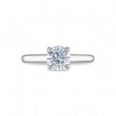 Royal Asscher Platinum 1.00cttw Royal Asscher Brilliant Diamond Christina Solitaire Engagement Ring SS7760K-WPQMMJ