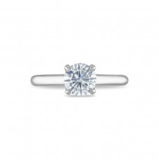 Royal Asscher Platinum 0.96cttw Royal Asscher Brilliant Diamond Christina Solitaire Engagement Ring SS7760K-WPQMMJ