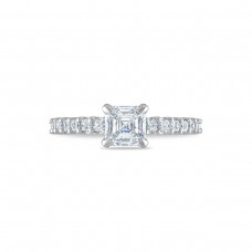 Royal Asscher Platinum 1.48cttw Royal Asscher Cut Diamond Gwenyth Solitaire Engagement Ring BE9694-WPQMMJ