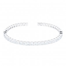 Mayors 18k White Gold 3.90ct Flex Diamond Bracelet FGFX10253438WBA000