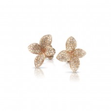 Pasquale Bruni Petit Garden Earrings With White And Champagne Diamonds 15377R