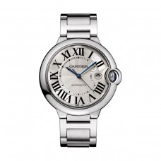 Cartier Ballon Bleu De Cartier Watch 42mm, Automatic Movement, Steel WSBB0049