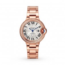 Cartier Ballon Bleu De Cartier Watch 33mm, Automatic Movement, Rose Gold, Diamonds 17310967