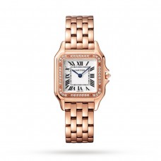 Cartier Panthere de Cartier watch, medium model, quartz movement. Case in rose gold WJPN0009