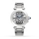 Cartier Pasha De Cartier Watch 41mm, Automatic Movement, Steel, Interchangeable Metal And Leather Straps WHPA0007