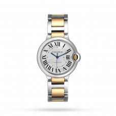 Cartier Ballon Bleu de Cartier Watch 42mm, Mechanical Movement With Automatic Winding, Yellow Gold, Steel W2BB0031