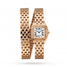 Cartier Panthère de Cartier Watch Small Model, Quartz Movement, Rose Gold, Diamonds WJPN0014