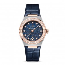 Omega Constellation Co-Axial Master Chronometer 29mm Ladies Watch Blue O13128292099003