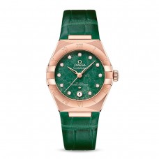 Omega Constellation Co-Axial Master Chronometer 29mm Ladies Watch Green O13153292099002