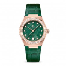 Omega Constellation Co-Axial Master Chronometer 29mm Ladies Watch Green O13158292099004