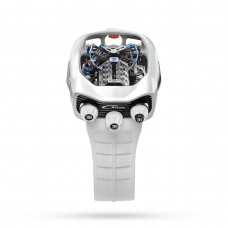 Jacob & Co Bugatti Chiron Titanium & White Ceramic Coating 16 Cylinder Piston Engine BU200.27.AA.UA.ABRUA