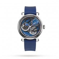 Speake-Marin One & Two Dual Time Watches of Switzerland Group Exclusive Limited Edition 42mm Blue 914209010