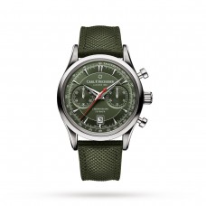 Carl F Bucherer Manero Flyback 43mm Mens Watch Green 00.10919.08.93.98