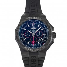 Pre-Owned Breitling For Bentley Motors GMT Chronograph Light Body B04 Midnight Carbon Special Edition VB043222BD69222