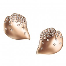 Mikimoto 18k Rose Gold and Diamond Stud Earrings MEQ10094XDXZ