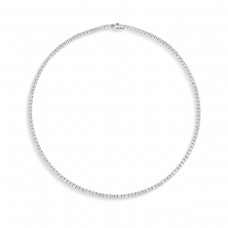 Mayors 18k White Gold 11.70cttw Diamond Necklace ON4-1609