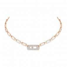 Messika 18k Rose Gold 0.79cttw Diamond My Move Necklace 12095-PG