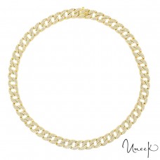 Uneek 18k Yellow Gold 10.65cttw Diamond Legacy Collection Diamond Necklace NK8890JG-236009
