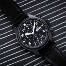 Pre-Owned IWC Pilot's Watch Chronograph 'Tribute To 3705' 40970020/AS05198