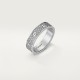 LOVE wedding band, diamond-paved