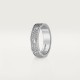 LOVE wedding band, diamond-paved