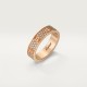 LOVE wedding band, diamond-paved