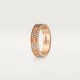 LOVE wedding band, diamond-paved