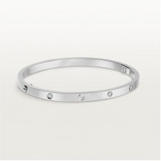 LOVE bracelet, small model, 6 diamonds