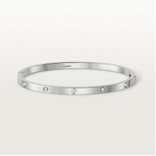 LOVE bracelet, small model, 10 diamonds