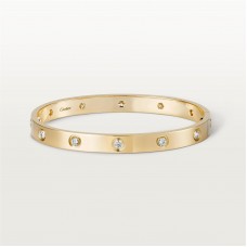 LOVE bracelet, 10 diamonds