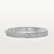 LOVE bracelet, diamond-paved