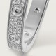 LOVE bracelet, diamond-paved