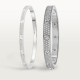 LOVE bracelet, diamond-paved