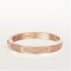 LOVE bracelet, diamond-paved