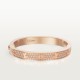 LOVE bracelet, diamond-paved