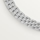 Maillon Panthère thin necklace, 5 diamond-paved rows