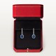 Cartier Destinée earrings with colored stone