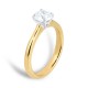 Mayors 18k Yellow Gold 1.00ct Round Engagement Ring (H/SI1) SRSTL04XXXX8ABA00G