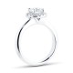 Mayors Platinum 1.05ct Round Halo Engagement Ring (H/SI1) SRHAK15XXXXPTBA00G