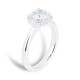 Mayors Platinum 1.45ct Round Halo Engagement Ring (H/SI1) SRHAM15XXXXPTBA00G