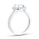 Mayors Platinum 2.00ct Cushion Halo Engagement Ring (H/SI1) CRHAM26XXXXPTBA00G