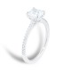 Mayors Platinum 1.35ct Cushion Engagement Ring (H/SI1) BRCSM13XXXXPTBA00G