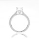 Mayors Platinum 1.35ct Cushion Engagement Ring (G/VS2) BRCSM13XXXXPTBA00G