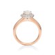 Mayors 18k Rose Gold 1.05cttw Halo Engagement Ring (H/VS2) SRHAK15XXXX8BBA00G