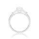 Mayors Platinum 1.34ct Round 3 Stone Engagement Ring (F/SI1) BRSFL12XXXXPTBA00G