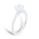 Mayors Platinum 0.95cttw Cushion Engagement Ring (H/VS2) BRCSU13XXXXPTBA00G