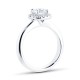 Mayors Platinum 1.07ct Round Halo Engagement Ring (H/SI1) SRHAK15XXXXPTBA00G