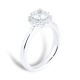 Mayors Platinum 1.06cttw Single Round Halo Engagement Ring SRHAK15XXXXPTBA00G