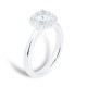 Mayors Platinum 1.36cttw Single Round Halo Engagement Ring SRHAM15XXXXPTBA00G